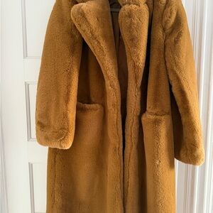 Apparis Camel Teddy Jacket.